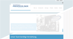 Desktop Screenshot of frohnhaeuser.com